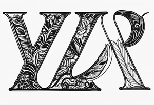 letter opened and a letter with stamp tattoo idea
