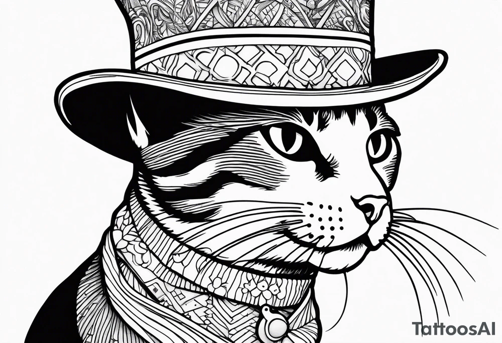cat in the hat tattoo idea