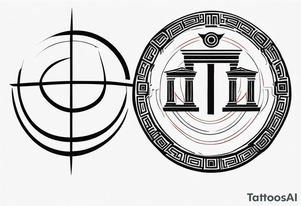 Ancient greek symbol tattoo tattoo idea