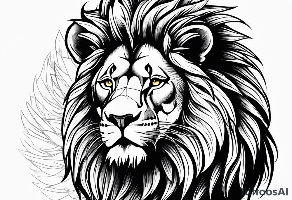 Lion  lionceau tattoo idea