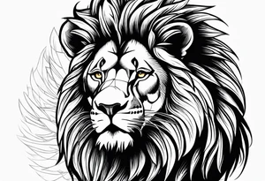Lion  lionceau tattoo idea