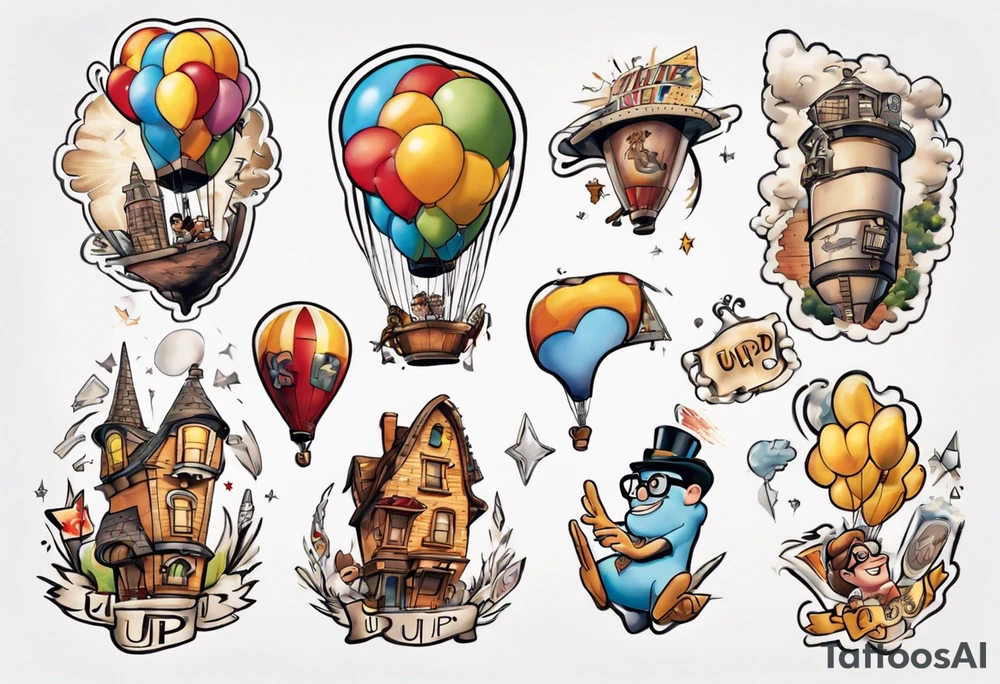 up! movie tattoo idea