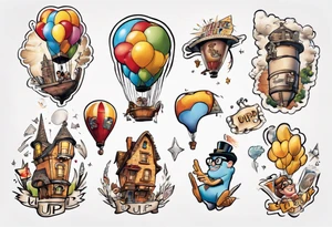 up! movie tattoo idea