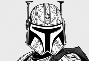 Captain Rex, Pistols drawn, Phoenix Squadron Helmet, Ahsoka Tano tattoo idea