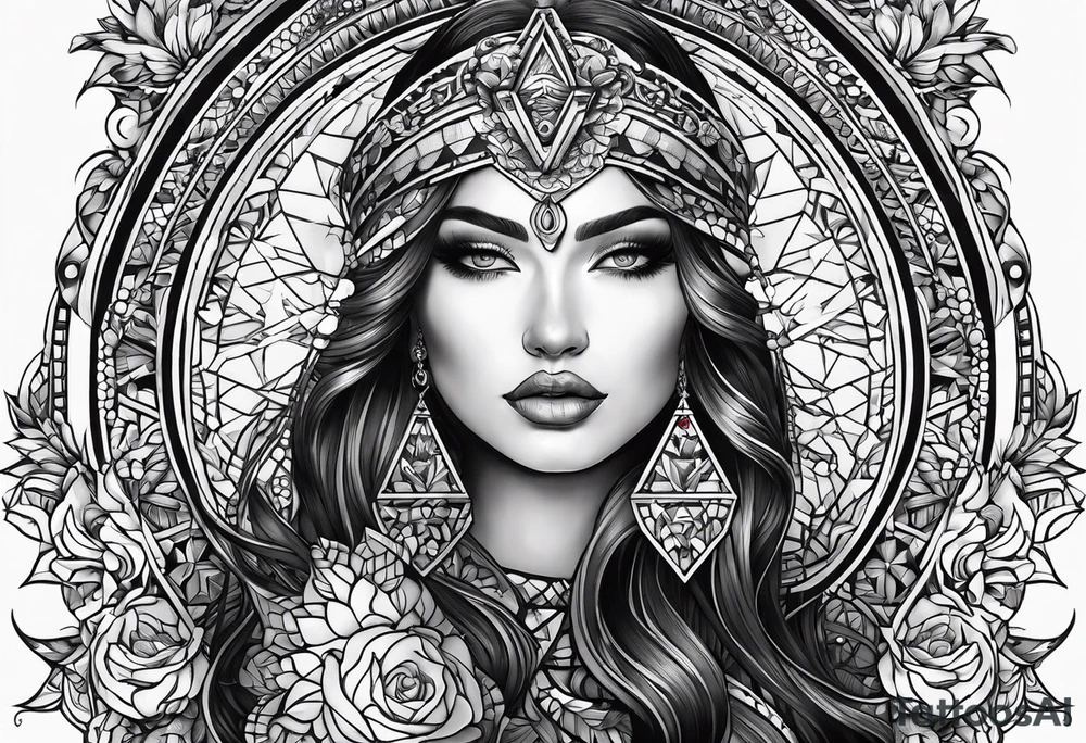 Pattern filler tattoo idea