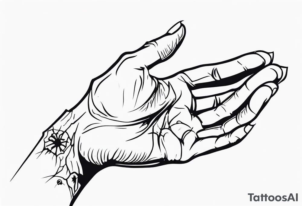 Zombie Hand tattoo idea