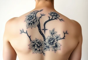 Extra large 
Female full back tattoo garden of eden tattoo idea