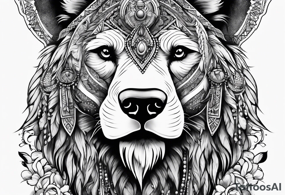 Bear Magi Medicine Man tattoo idea