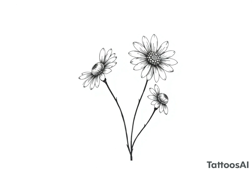 Daisies tattoo idea