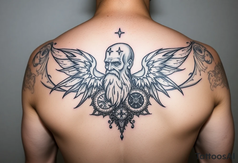 Father time/Keeper of the stars tattoo idea