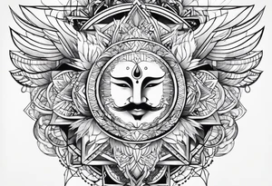 Geometric tattoo idea