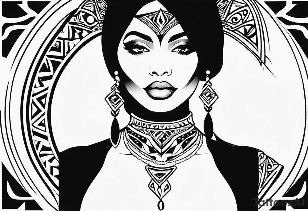 Tribal, panamanian, picture of naked lady tattoo idea