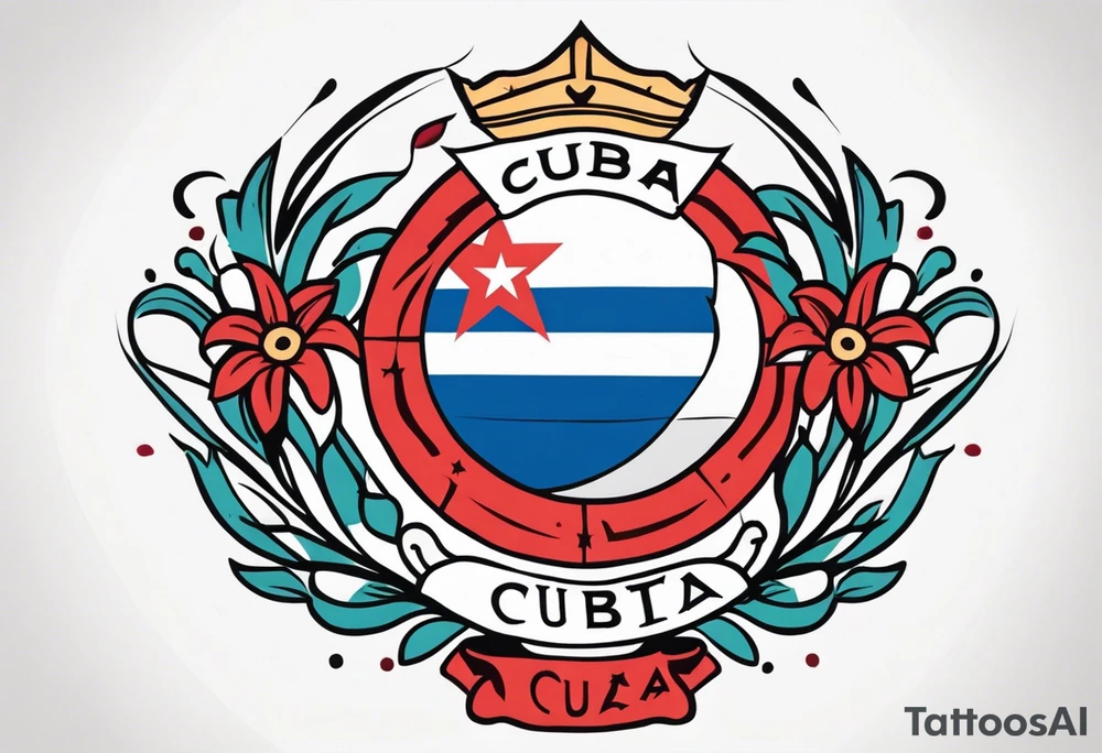 Cuba crest tattoo idea