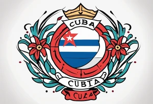 Cuba crest tattoo idea