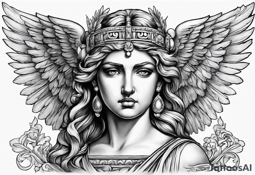 Mythology angel greece rome tattoo idea