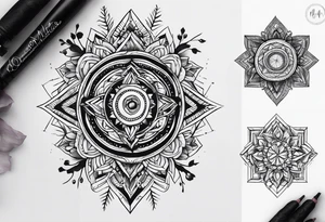 Memento vivere tattoo idea