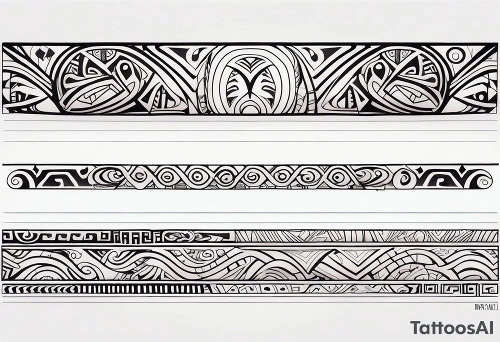 maori tribal  half sleeve tattoo tattoo idea