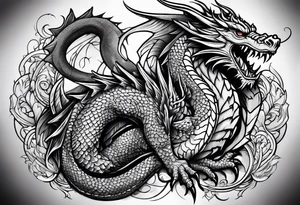 aztech dragon tattoo idea