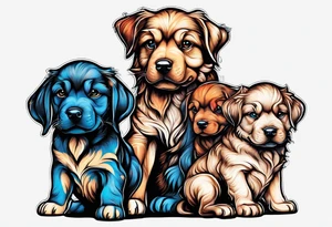Curberus puppy tattoo idea