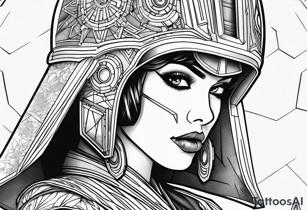 Star wars pinup tattoo idea