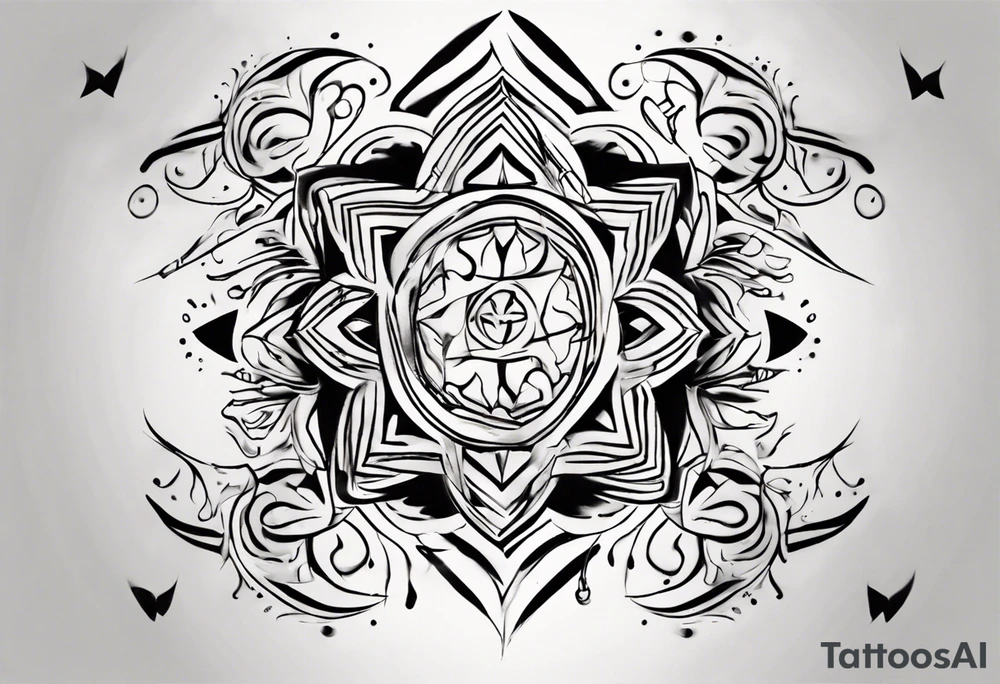Name Neha tattoo idea