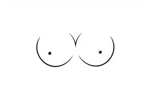 Breasts tattoo idea