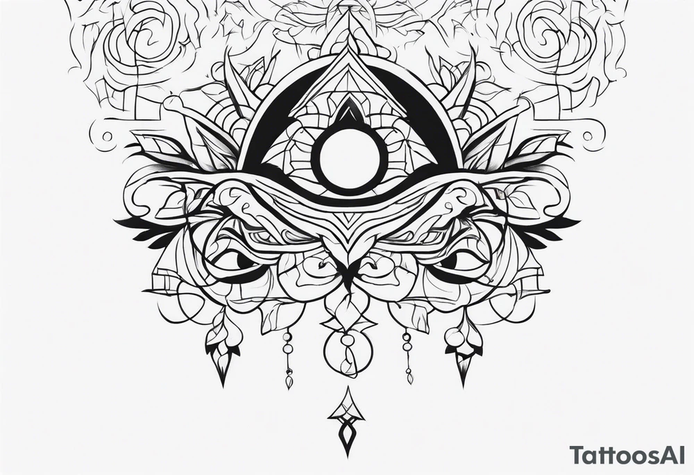 Upside down tattoo idea
