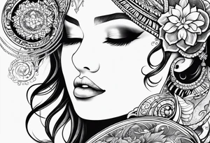 Celestial tattoo idea