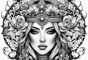 spiritual feminine tattoo for sleeve tattoo idea