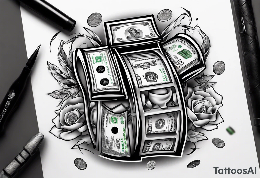 money in the bank tattoo idea