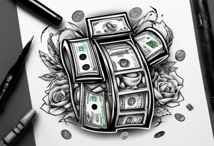 money in the bank tattoo idea