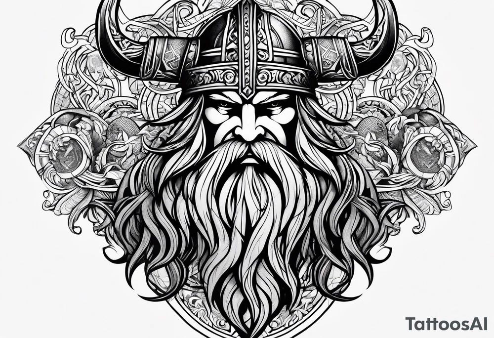 Viking tattoo idea