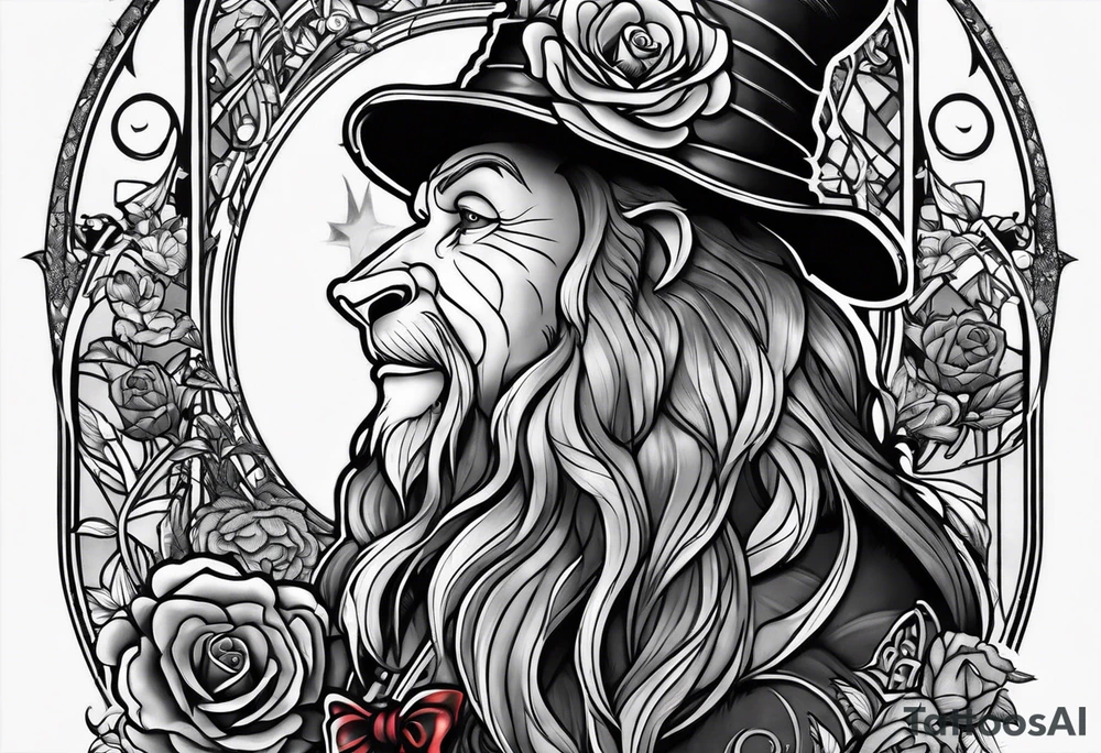 full arm sleeve very dark wizard of oz tattoo idea full arm sleeve very dark wizard of oz tattoo idea