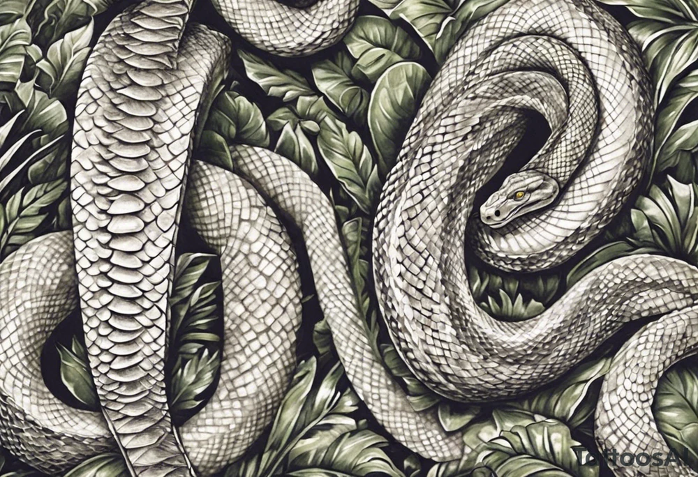 Imagine a tattoo where a regius python snake gracefully winds its way up your homoplate, serving as the central focus. The snake's scales could be intricately detailed, creating a visually stunning effect.

On one side of the snake, you can have the Te Fiti stone from Moana embedded into the design. Perhaps surrounded by lush tropical foliage to enhance its connection to the movie.

On the other side of the snake, incorporate Russell's flag from the movie Up! This could be depicted as a vibrant and colorful flag, gently waving in the wind. You might also include some of the balloons from the movie, lifting the snake and creating a whimsical atmosphere. tattoo idea