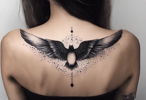 Want the  lyrics “the night belongs to you, I must be someone new.” With wings tattoo idea