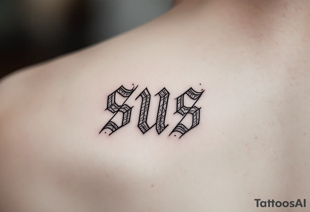 sus tattoo idea