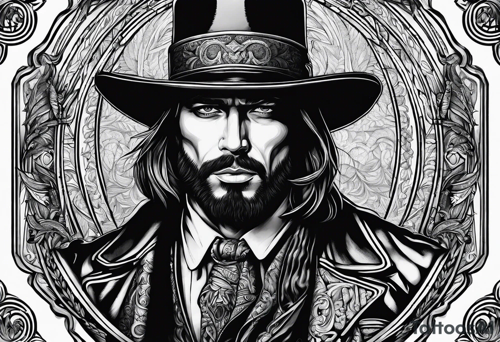 Man with no name tattoo idea