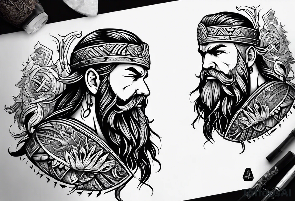 viking
 friendship tattoo idea tattoo idea