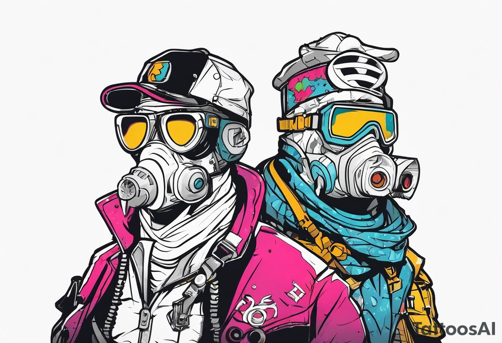 Scarcolletors from Wasteland 3 game. tattoo idea