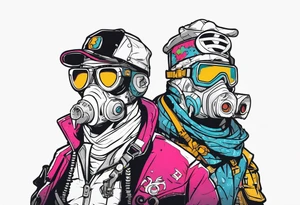 Scarcolletors from Wasteland 3 game. tattoo idea
