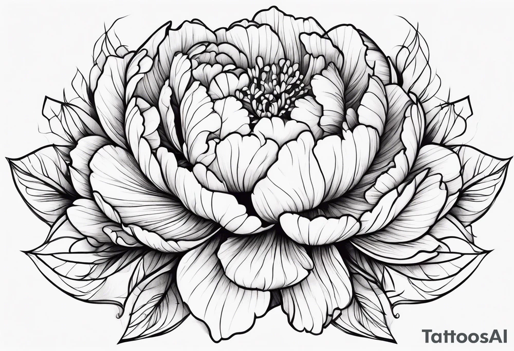 peony tattoo tattoo idea