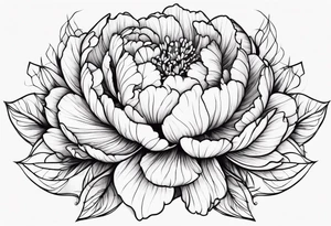 peony tattoo tattoo idea