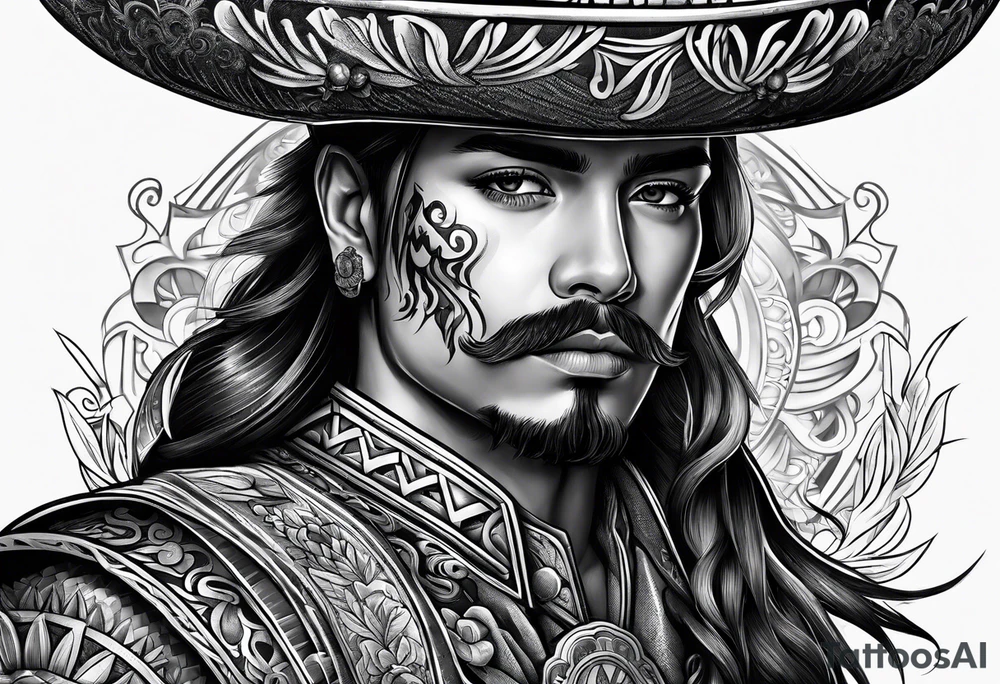 Mexican soldier tattoo idea