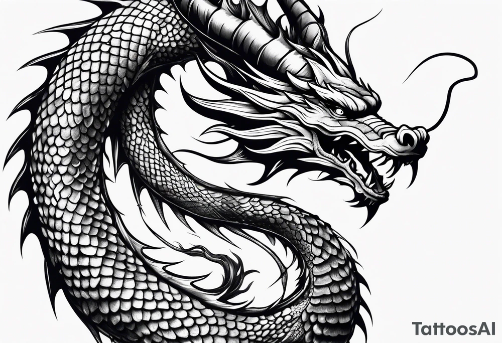 Dragon tattoo idea