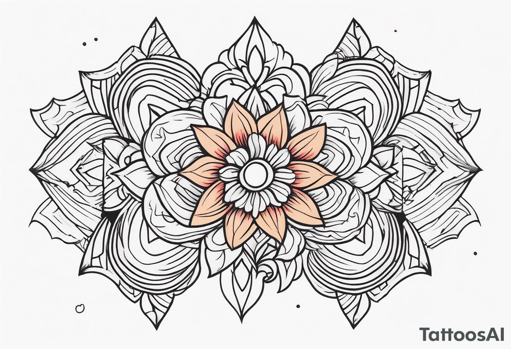 small minimalistic no border tattoo idea