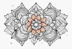 small minimalistic no border tattoo idea