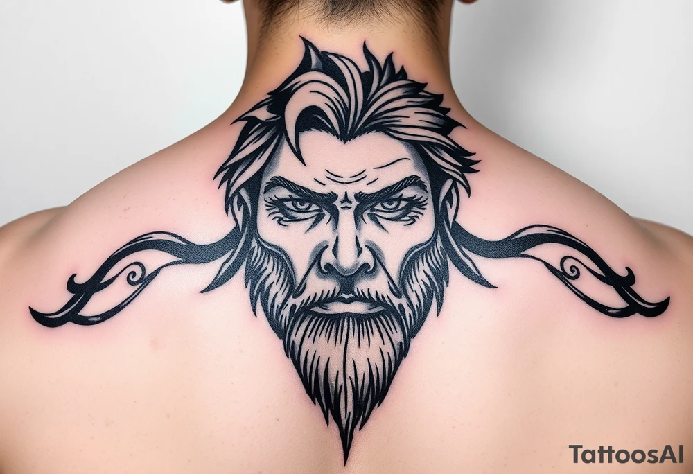 half tattoo tattoo idea