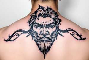 half tattoo tattoo idea