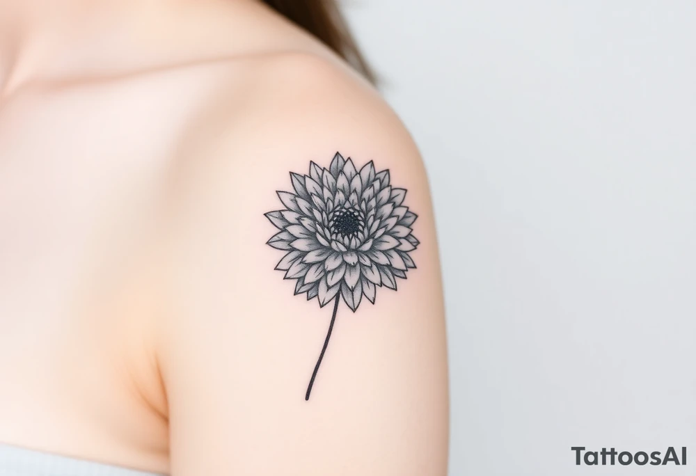 chrysanthemum tattoo idea