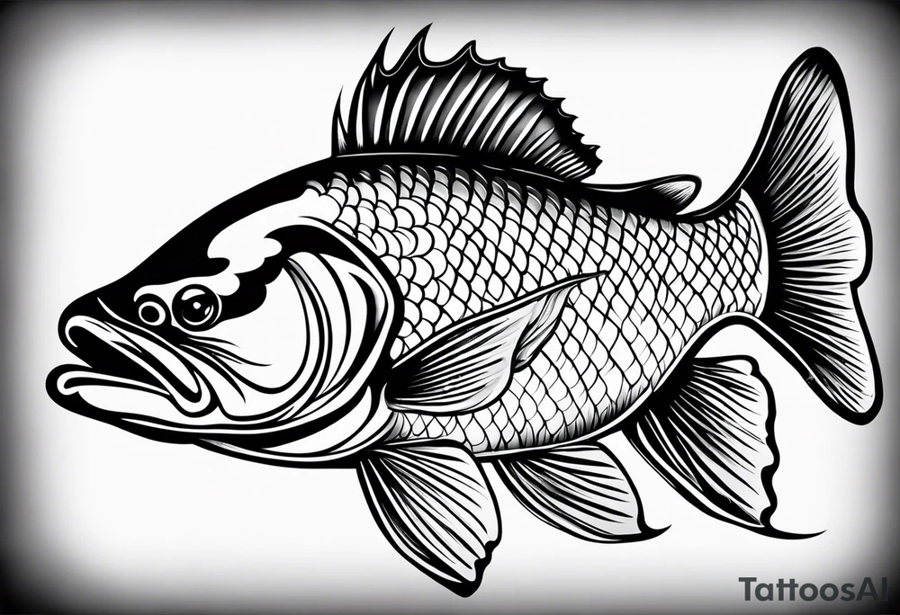 walleye tattoo idea